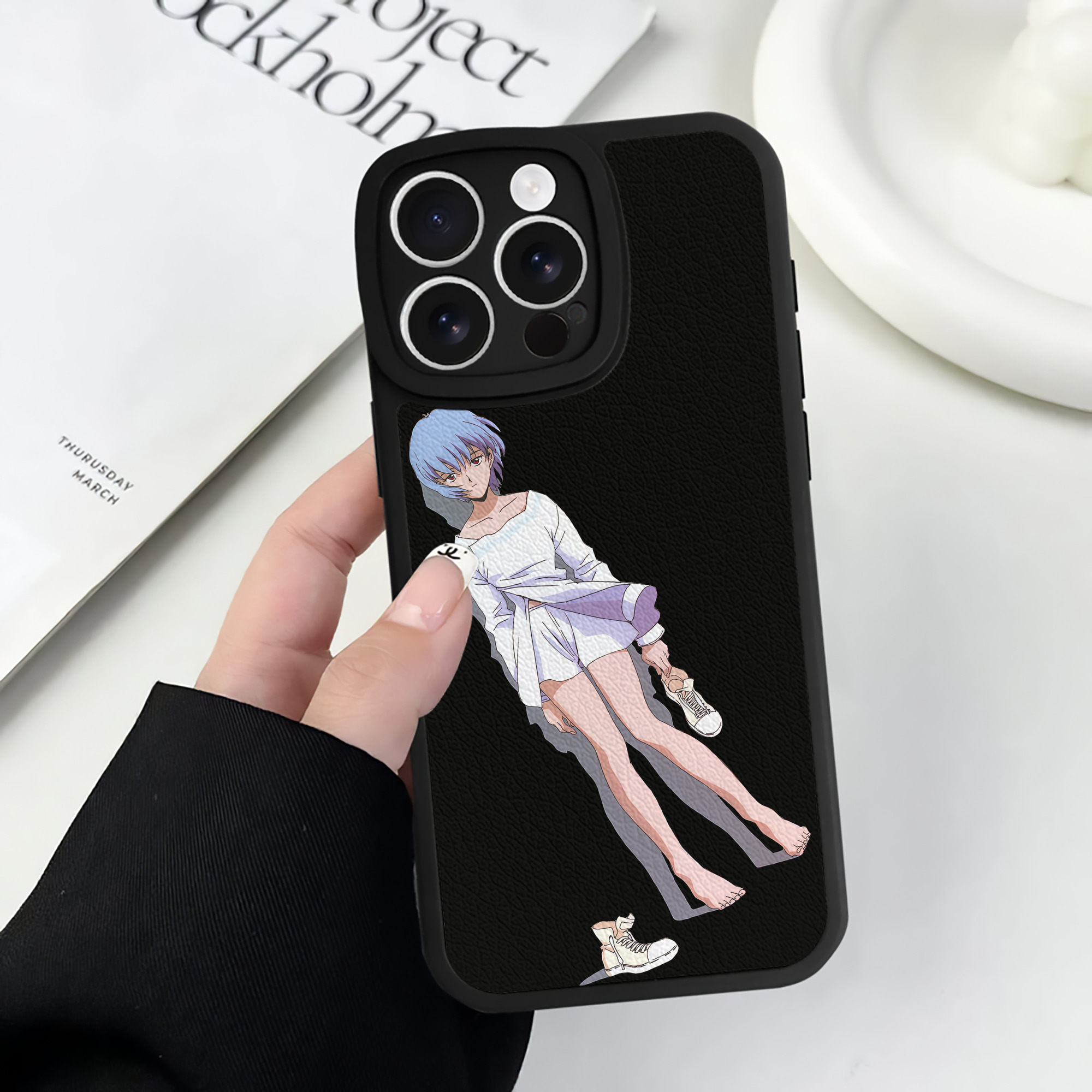 （画像用） EVA 新世紀エヴァンゲリオン 【iPhone 16シリーズ対応】シリコンスマホケース（レザー調） 材質：シリコン